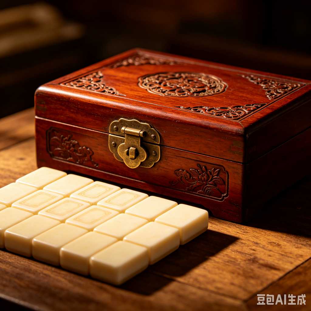 christmas gift mahjong set